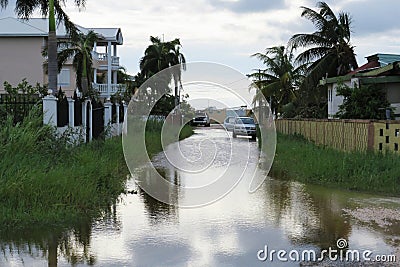 Belize water Editorial Stock Photo