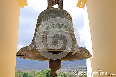 Bell Atop Monastery in Amacueca Stock Photo