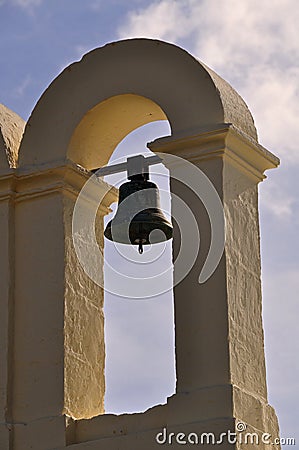Bell of a catholic church - Malta Stock Photo