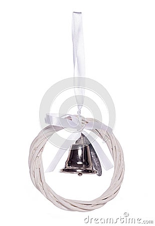 Bell christmas decoration Stock Photo