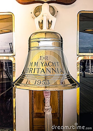 Bell in Edinburgh Stock Photo