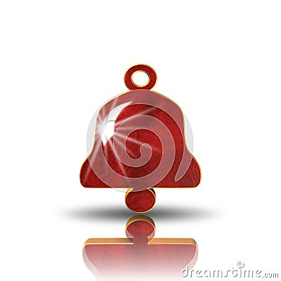 Bell,icon,sing,3D illustration Cartoon Illustration