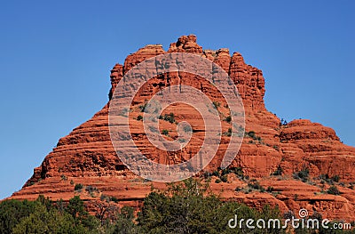 Bell mountain sedona arizona Stock Photo