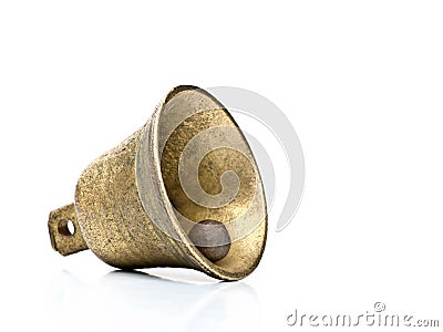 Bell over white background Stock Photo