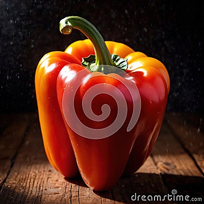 Bell pepper, capsicum, sweet pepper, fresh raw organic vegetable Stock Photo