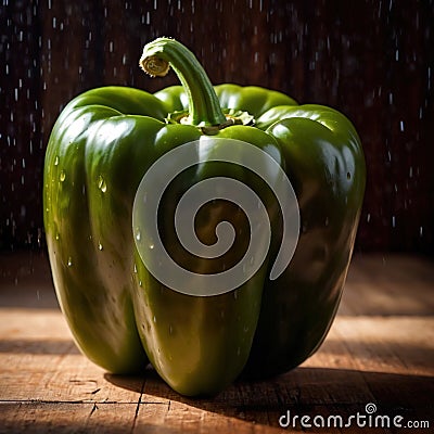 Bell pepper, capsicum, sweet pepper, fresh raw organic vegetable Stock Photo