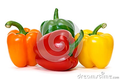 Bell peppers Stock Photo