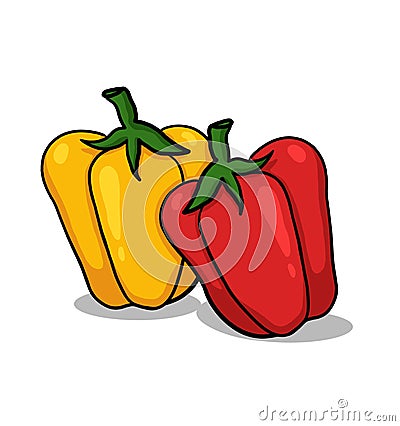 Bell peppers illustration Cartoon Illustration