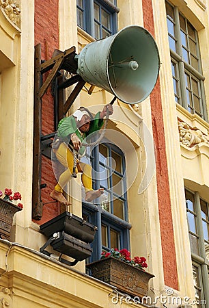 Bell-ringer . Stock Photo