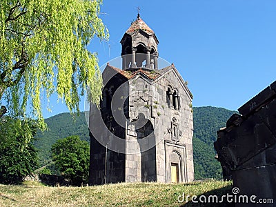 Bell tower of Haghpat monastery Stock Photo