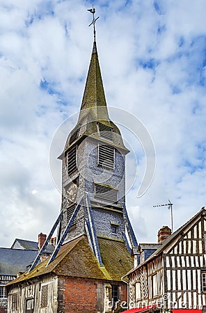 Bell tower, Honfleur Stock Photo