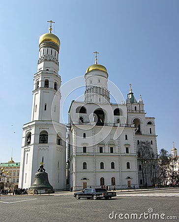 Bell tower ivan great Stock Photo