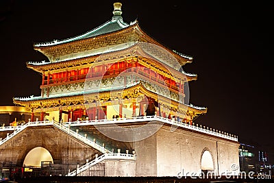 Bell Tower night scenes Editorial Stock Photo