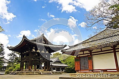 Bell Tower in Todai-ji Temple, Nara Stock Photo