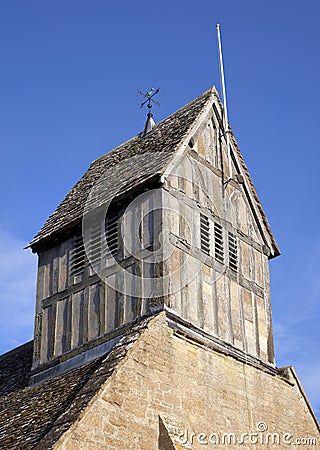 Bell tower, Warwickshire Stock Photo