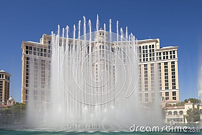 The Bellagio Casino and Hotel in Las Vegas, Nevada Editorial Stock Photo