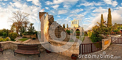 Bellapais Abbey, Kyrenia district, Cyprus Stock Photo