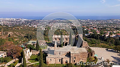 Bellapais Monastery village in Kyrenia, North Cyprus Editorial Stock Photo