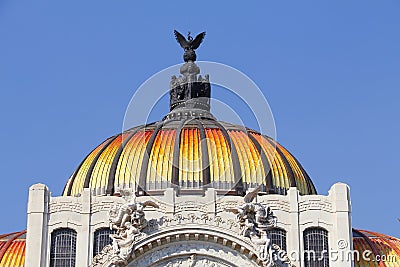 Bellas artes palace in mexico city. II Stock Photo