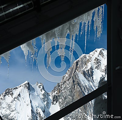 Bellevue - Mont Blanc Stock Photo