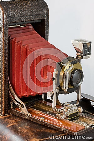 Bellows camera Stock Photo