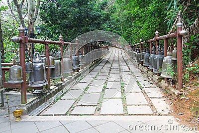 Bells at Doitung Stock Photo