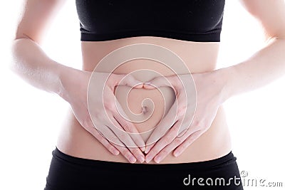 Belly. Stock Photo