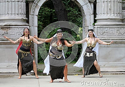 Belly Dancers Editorial Stock Photo