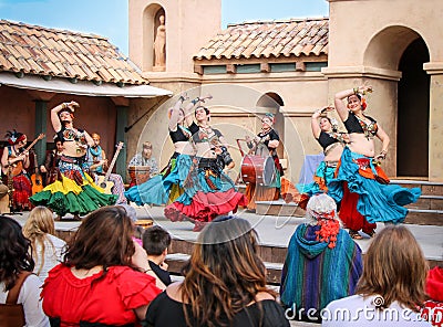 Belly Dancers Editorial Stock Photo