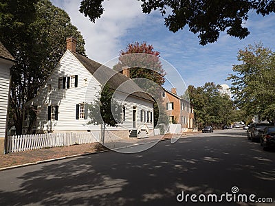 The Belo House in Old Salem, North Carolina, USA Stock Photo