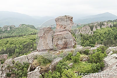 Belogradchik rocks, Bulgaria Stock Photo