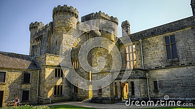 Belsay Castle, Hall and Gardens Stock Photo