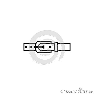 belt, clothing fashion icon. Element of clothes icon for mobile concept and web apps. Thin line belt, clothing fashion icon can be Stock Photo