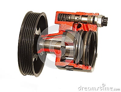 Car, truck belt water pump Stock Photo