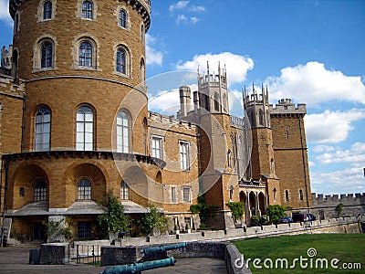 Belvoir Castle Stock Photo