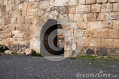 Belvoir Fortress Kochav HaYarden Star of the Jordan is a Crusader fortress in northern Israel, on a hill 20 kilometres Stock Photo