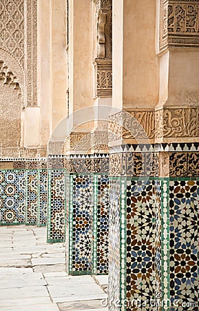 Ben Youseff Medrasa Stock Photo