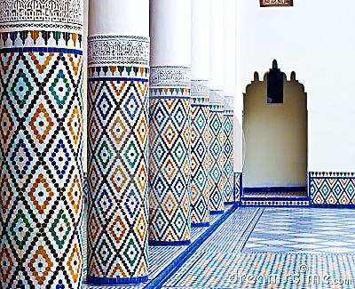 Ben Youssef Medrassa in Marrakech Editorial Stock Photo