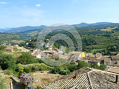 Benabarre, Huesca, Spain Stock Photo