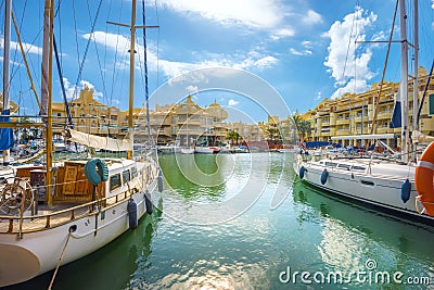 Benalmadena marina. Costa del Sol, Malaga province, Andalusia, S Stock Photo