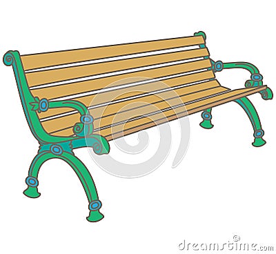 Bench Vector Illustration