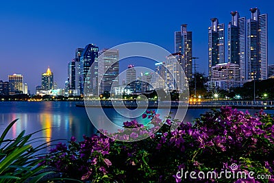 Benchakitti Park, Bangkok, Thailand Editorial Stock Photo