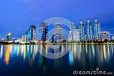 Benchakitti Park, Bangkok, Thailand Editorial Stock Photo