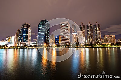 Benchakitti Park, Bangkok, Thailand Editorial Stock Photo