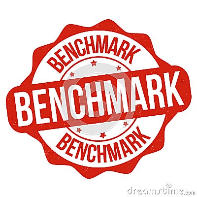 Benchmark grunge rubber stamp Vector Illustration