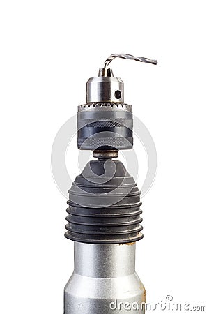 Bended drill Stock Photo