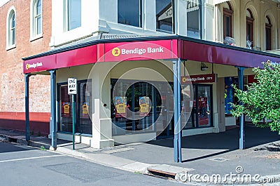 Bendigo Bank branch Editorial Stock Photo