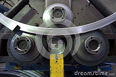 Bending machine Stock Photo