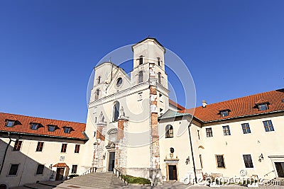 Benedictine abbey in Tyniec near Krakow, Poland Stock Photo