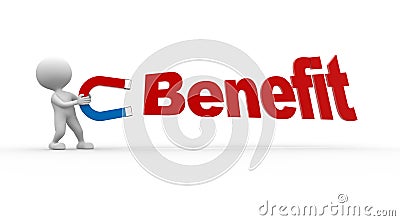 Benefit Stock Photo